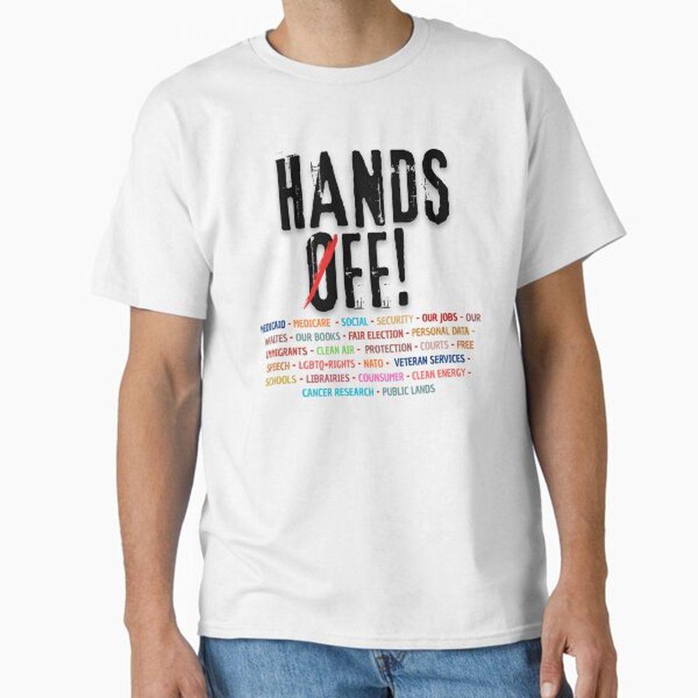 Hands Off Protes Tshirt